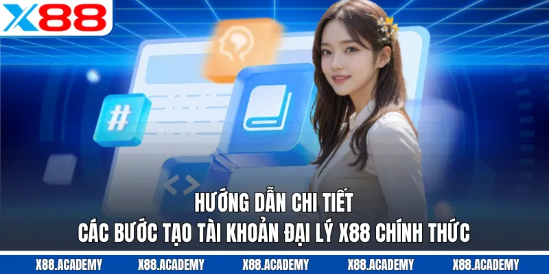 Hướng dẫn chi tiết các bước tạo tài khoản đại lý X88 chính thức