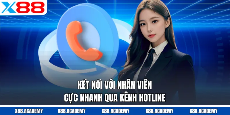 Kết nối với nhân viên cực nhanh qua kênh hotline